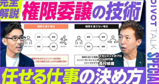 マネジメント技術大全⑤ 権限委譲と拡大のコツ
