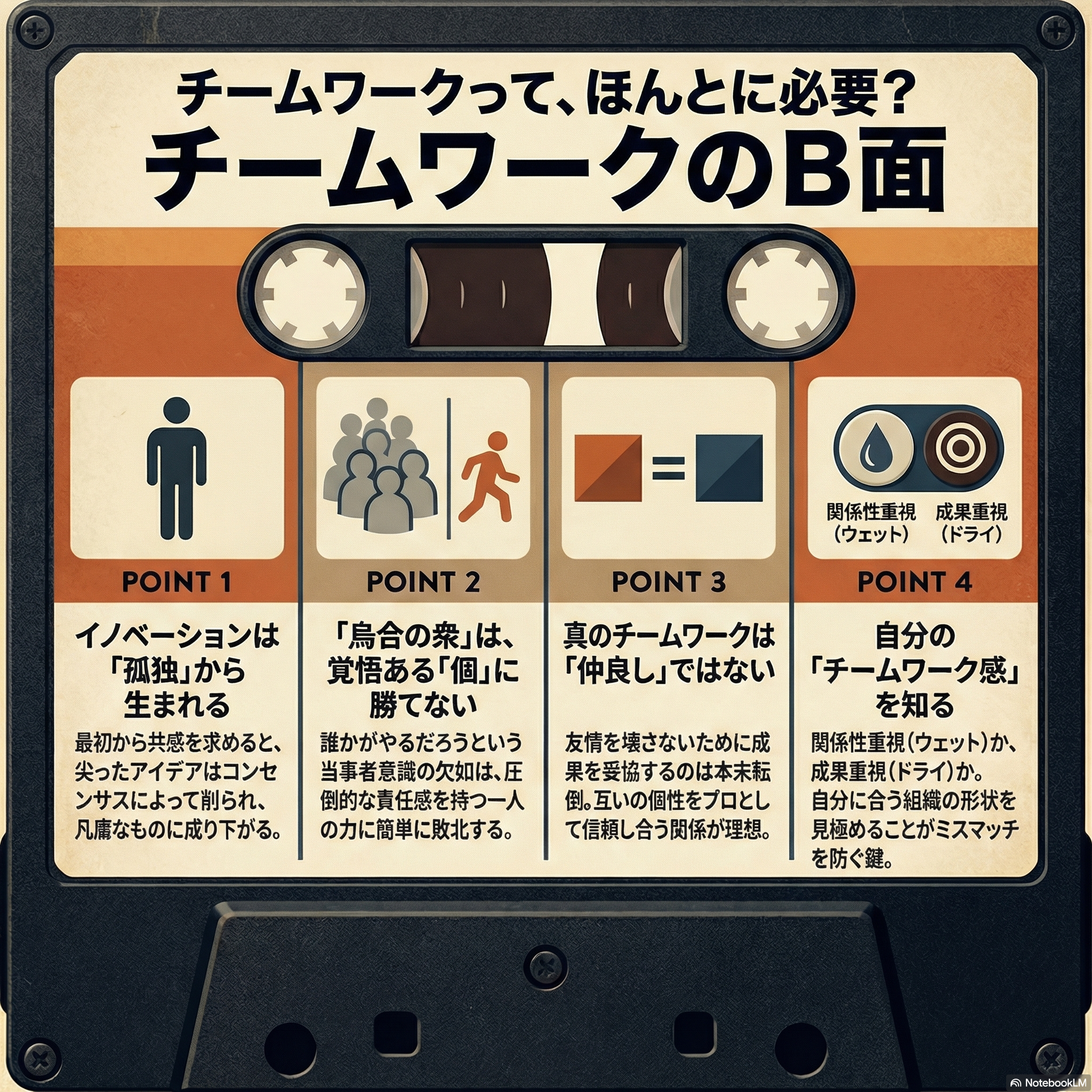 #16 チームワークって、ほんとに必要？チームワークのB面