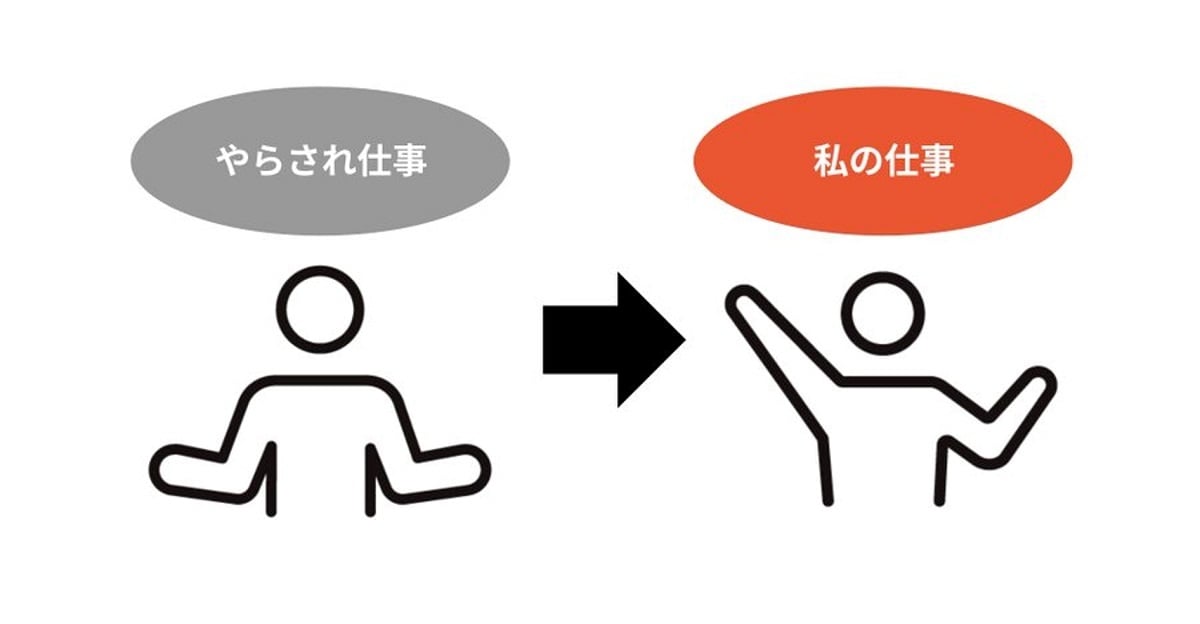 「やらされ仕事」が「私の仕事」に変わる方法